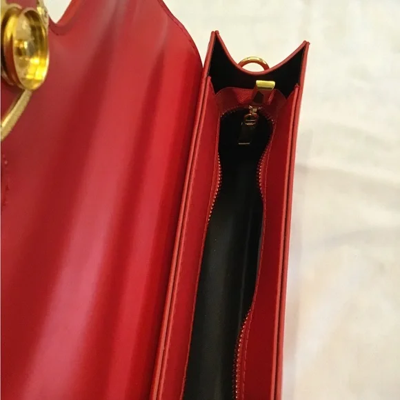 New luxury handbag with red handle - Picture 4 of 5